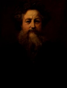 William Morris by Sir William Blake Richmond. Free illustration for personal and commercial use.