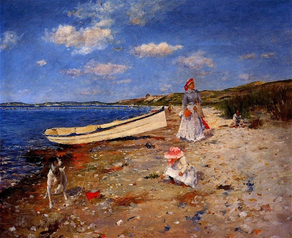 William Merritt Chase A Sunny Day at Shinnecock Bay