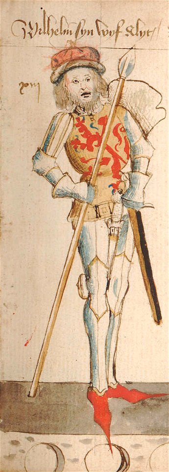 William I, Count of Holland, by Hendrik van Heessel