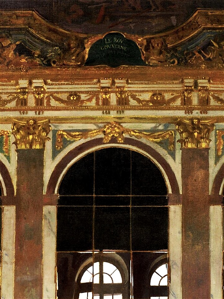 William Orpen - The Signing of Peace in the Hall of Mirrors - Detail 1