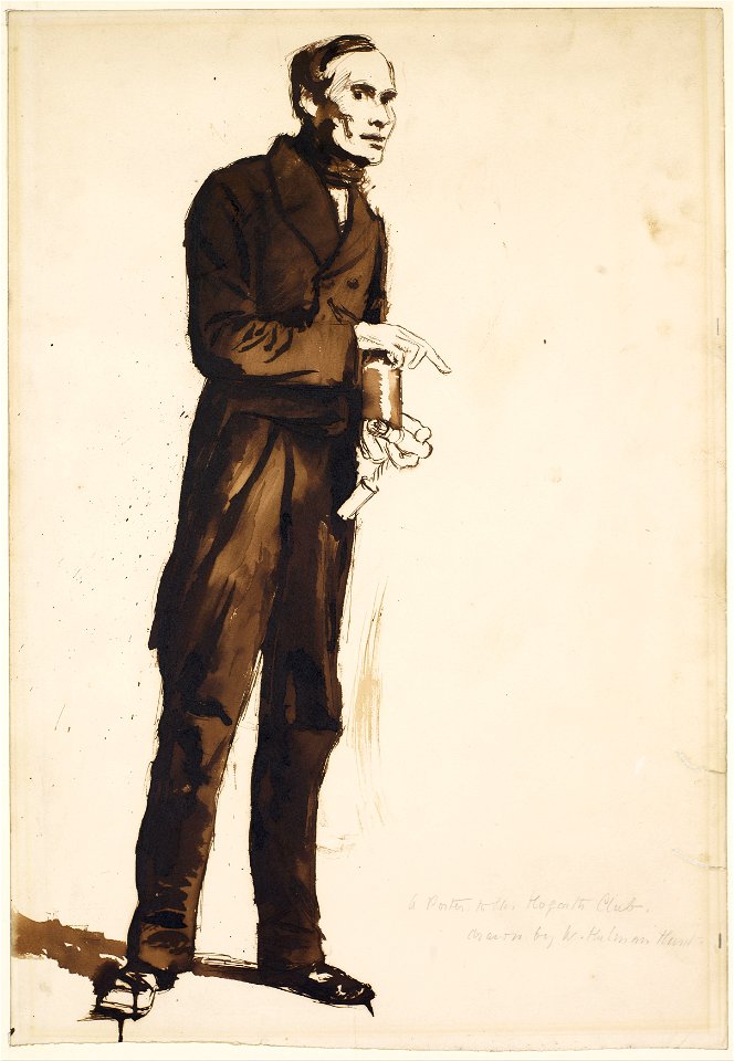 William Holman Hunt - A Porter to the Hogarth Club - Google Art Project