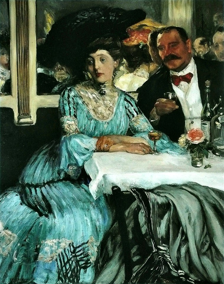 William J. Glackens - At Mouquin's