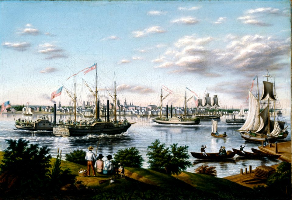 William James Bennett - View of Detroit in 1836 - 34.24 - Detroit Institute of Arts
