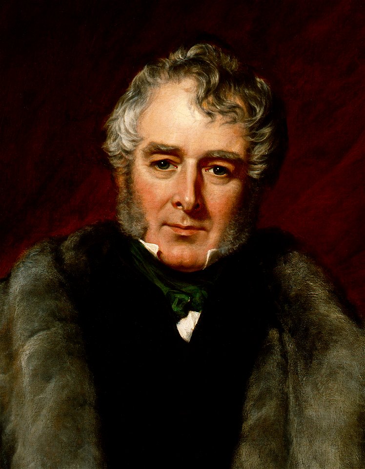 William Lamb, 2nd Viscount Melbourne, painted by John Partridge