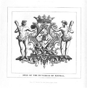 William Hogarth - Arms of the Dutchess of Kendal