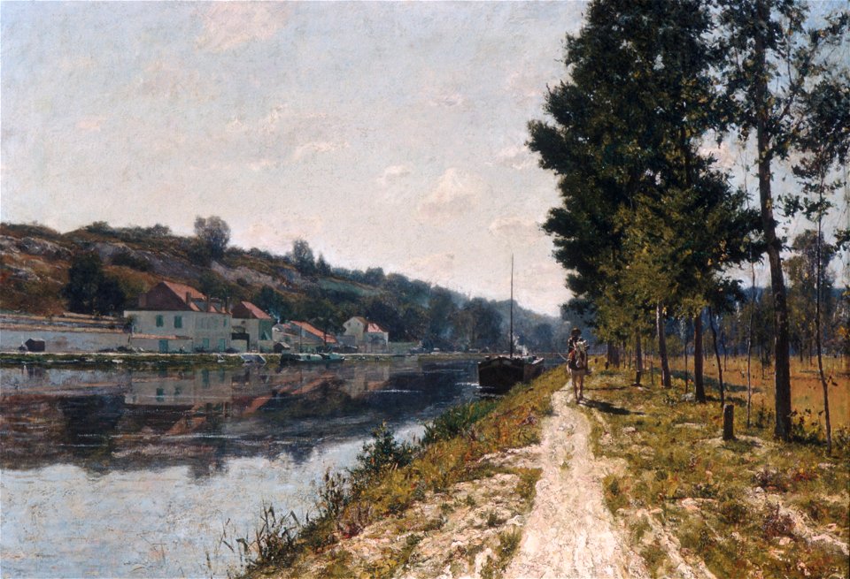 William Lamb Picknel - Banks of the Loing