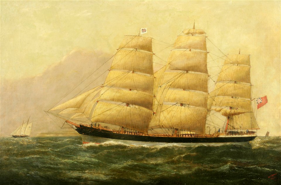 William Howard Yorke - The ‚Duke of Argyll‘ at sea