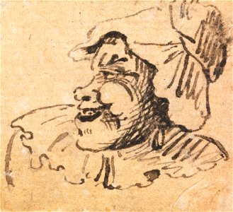 William Hogarth - Grotesque Male Head - Google Art Project (2329054)