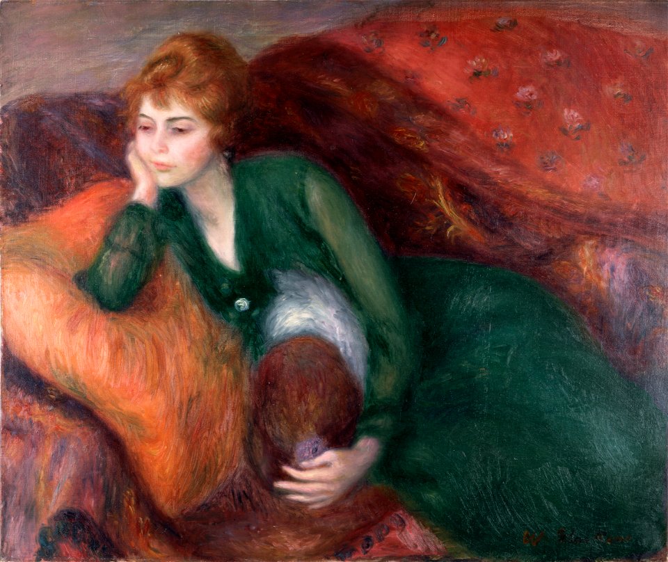 William James Glackens - Young Woman in Green - 230-1966 - Saint Louis Art Museum