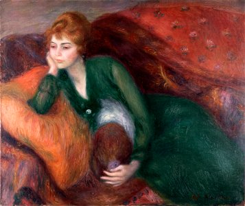 William James Glackens - Young Woman in Green - 230-1966 - Saint Louis Art Museum