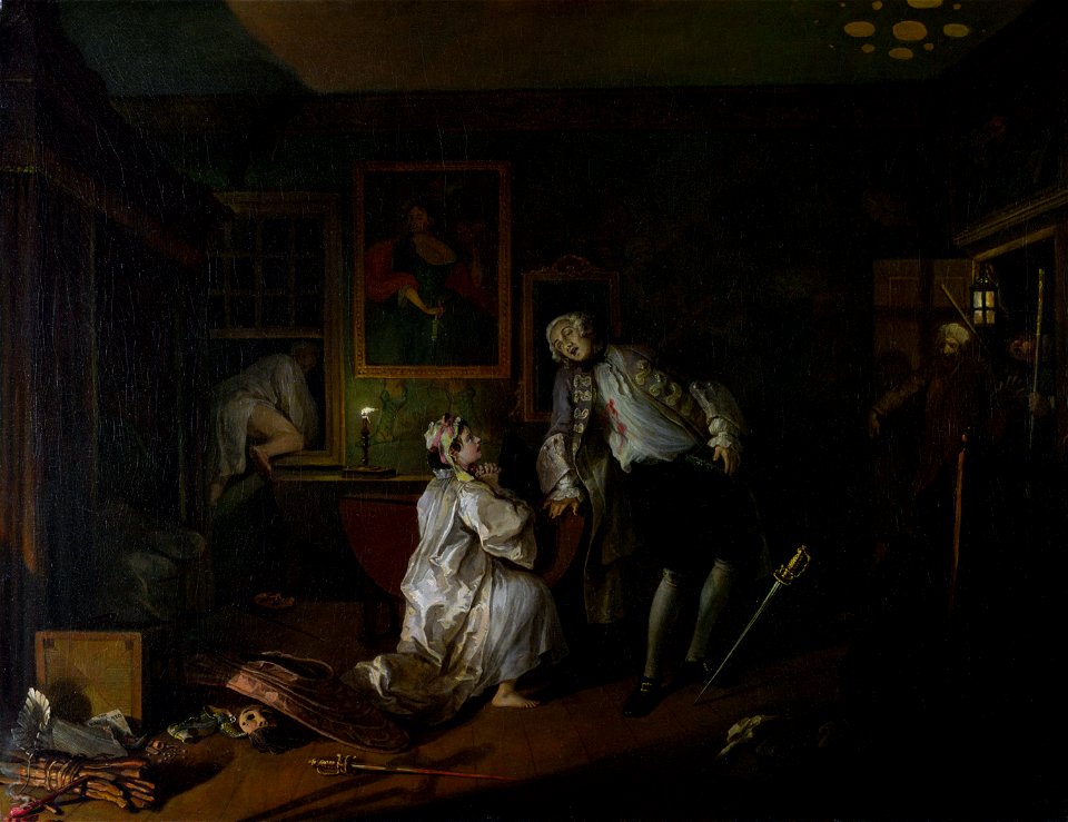 William Hogarth - Marriage A-la-Mode 5 The Bagnio