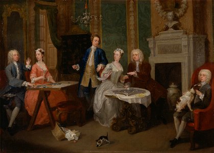William Hogarth - Portrait of a Family - Google Art Project