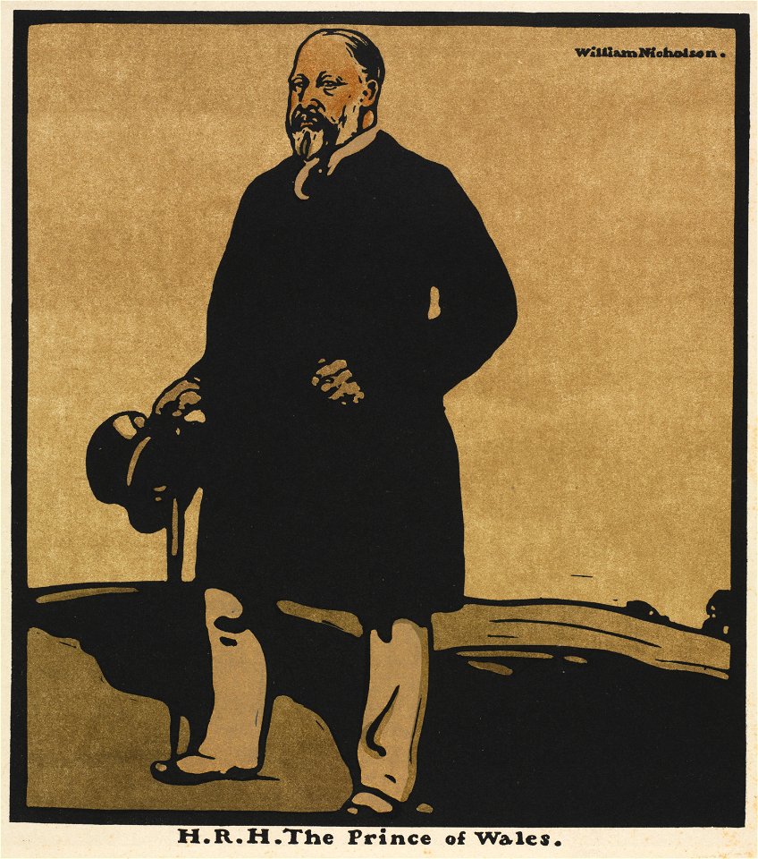 William Nicholson (British, 1872-1949) - Twelve Portraits, H.R.H. The Prince of Wales - 2010.635 - Cleveland Museum of Art