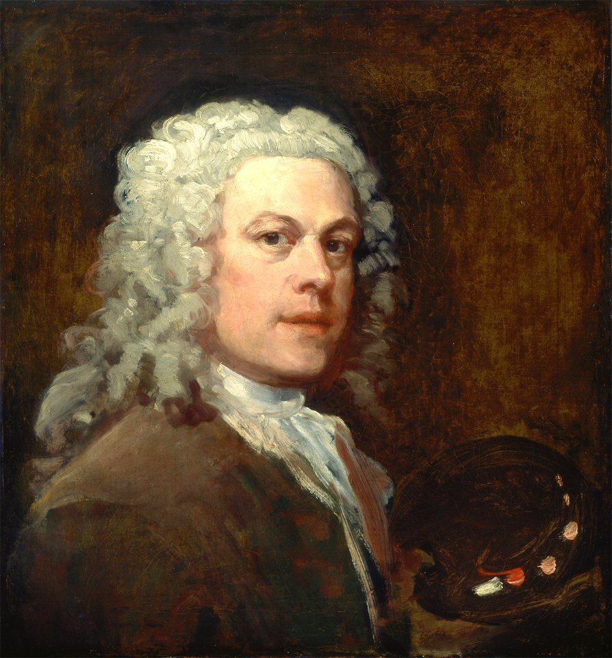 William Hogarth - Self-Portrait - Google Art Project