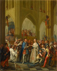William Kent (1684-1748) - The Marriage of Henry V - RCIN 402900 - Royal Collection
