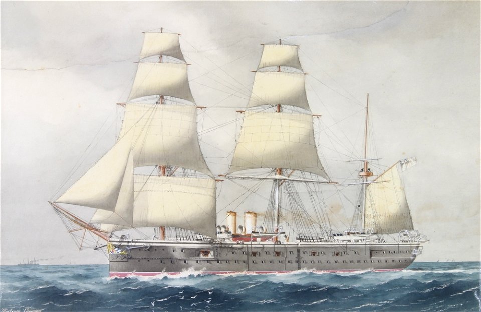 William Mackenzie Thomson- Study of HMS Northampton