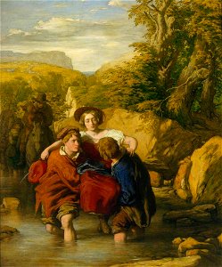 William Mulready (1786-1863) - The Ford ('Crossing the Ford') - N00395 - National Gallery