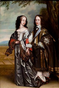 William II, Prince of Orange and Mary Henrietta Stuart, by Gerard van Honthorst