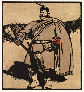 William Nicholson (British, 1872-1949) - London Types, Drum-Major - 2013.87.11 - Cleveland Museum of Art