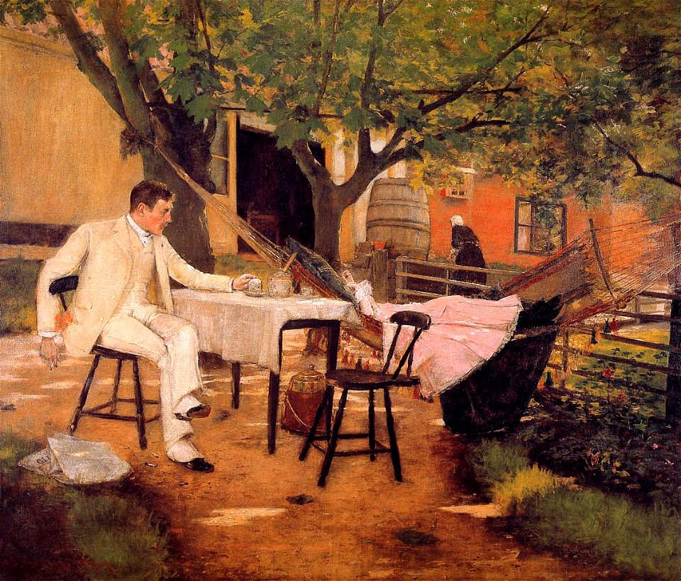 William Merritt Chase, 1884 - Sunlight and Shadow