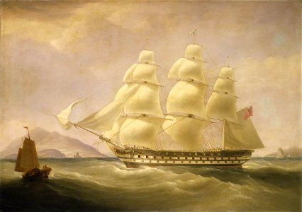 William John Huggins (1781-1845) - The East Indiaman ‘Triton’ - BHC3674 - Royal Museums Greenwich