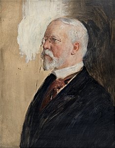 William Pape - Portraitstudie Freiherr von Cramm-Burgdorf, Gesandter - BG-M 6522-92 - Berlinische Galerie
