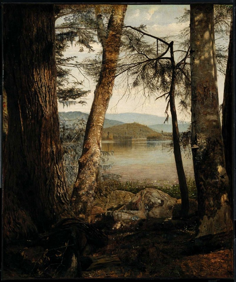 William James Stillman - Study on Upper Saranac Lake - 1977.842 - Museum of Fine Arts