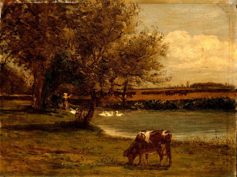 William Morris Hunt - Landscape at Newport - 44.45 - Museum of Fine Arts