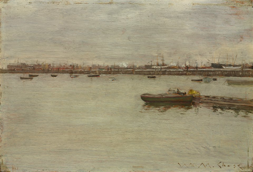 William Merritt Chase - Gray Day on the Bay - 1957.423 - Cleveland Museum of Art