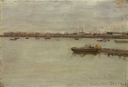William Merritt Chase - Gray Day on the Bay - 1957.423 - Cleveland Museum of Art