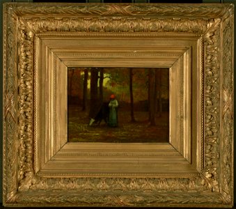 William Morris Hunt - On the Edge of the Forest - 13.466 - Museum of Fine Arts. Free illustration for personal and commercial use.