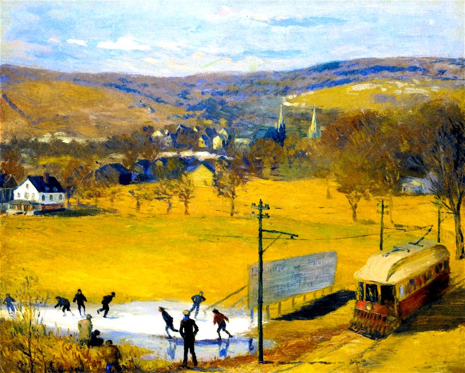 William James Glackens - View of West Hartford (1907)