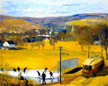 William James Glackens - View of West Hartford (1907)