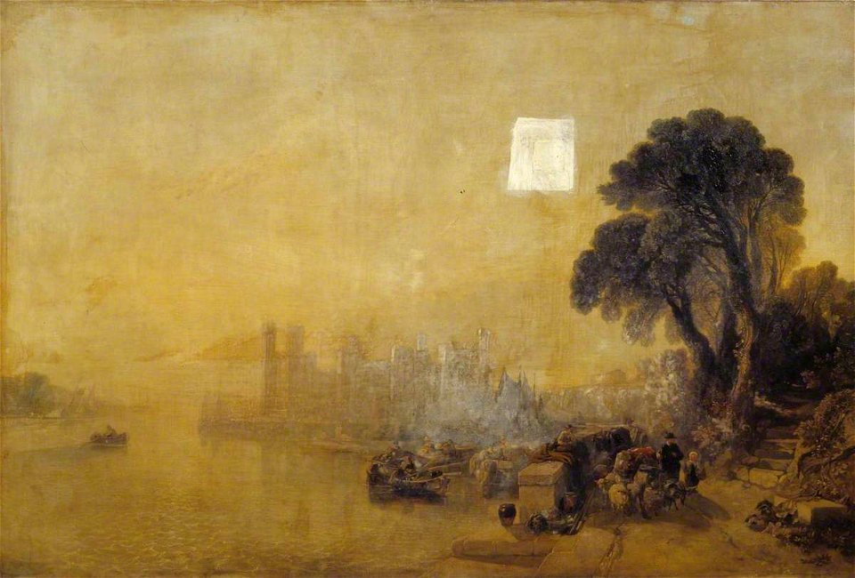 William James Müller (1812-1845) - Caernarvon Castle - N01565 - National Gallery