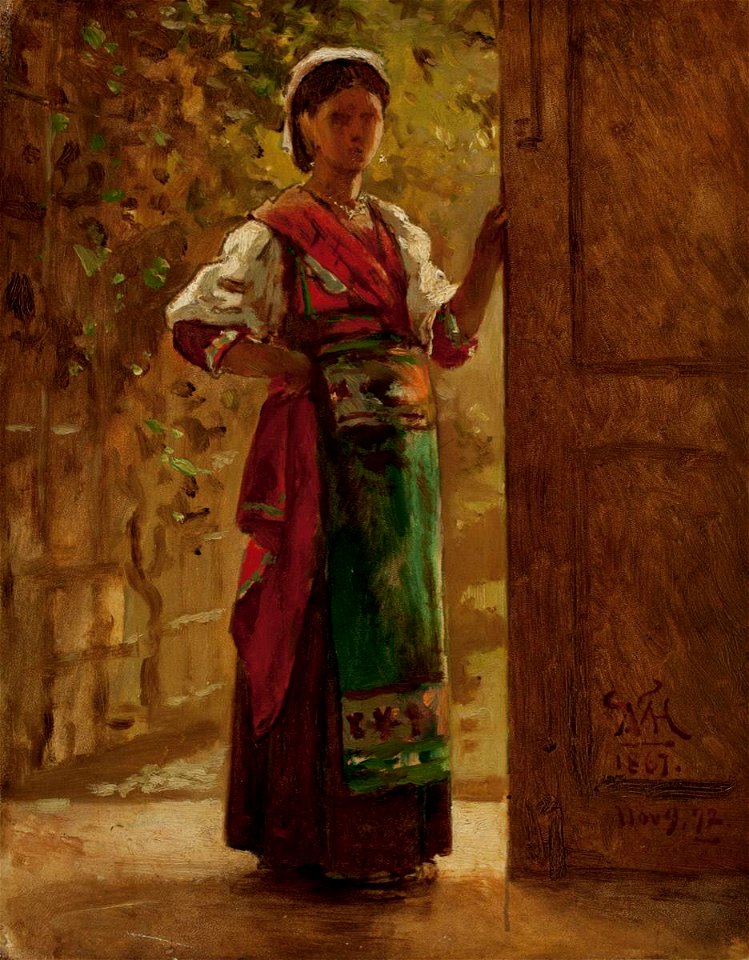 William Morris Hunt - Italian Girl