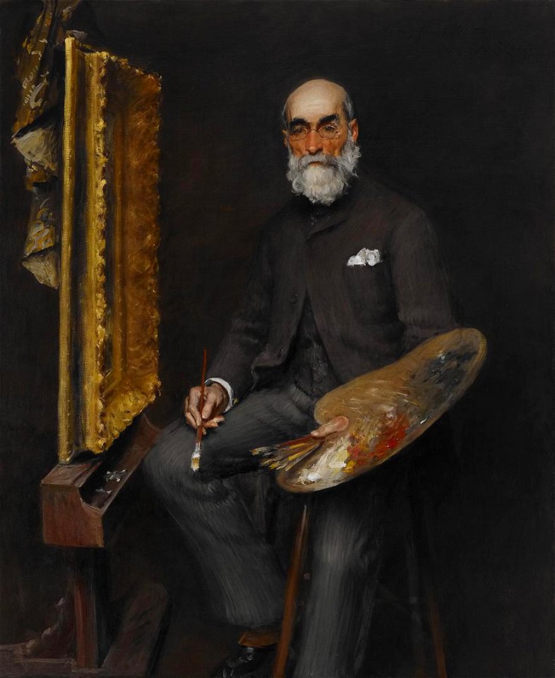 William Merritt Chase - Worthington Whittredge - 2006.99 - Crystal Bridges Museum of American Art