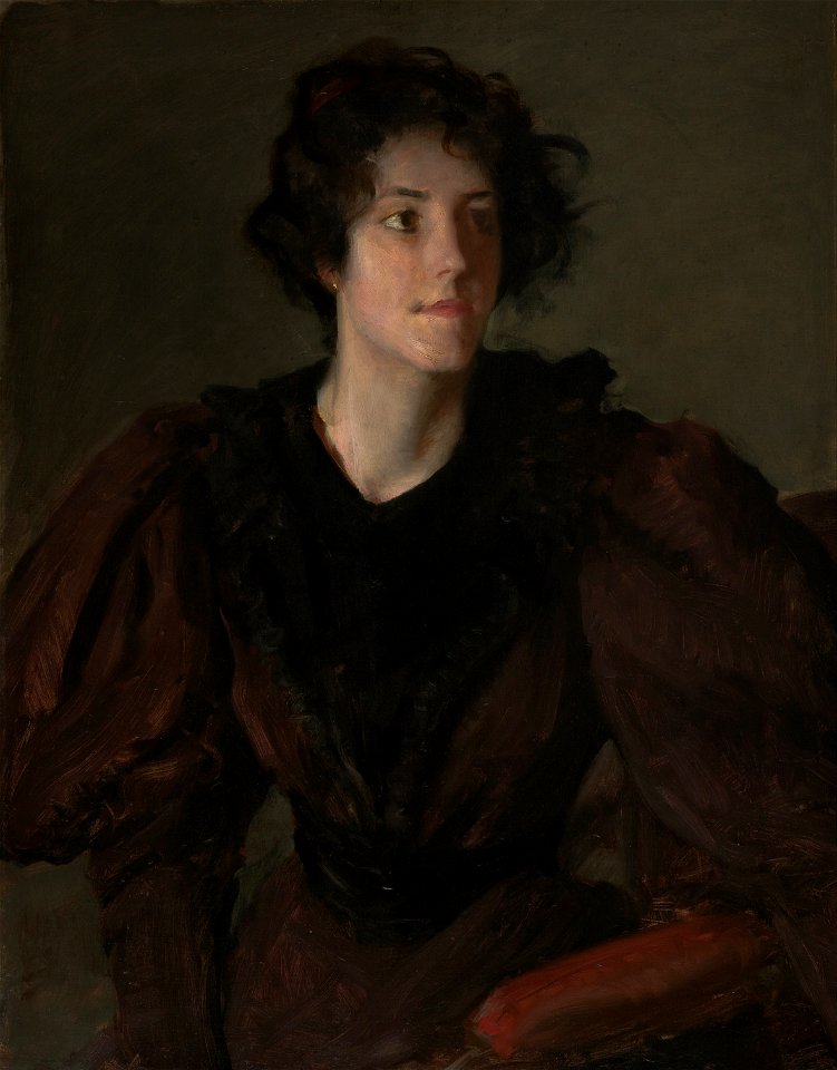 William Merritt Chase - Study of a Young Woman - Google Art Project