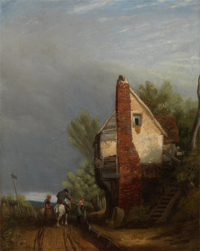 William Mulready - An Old Gable - Google Art Project