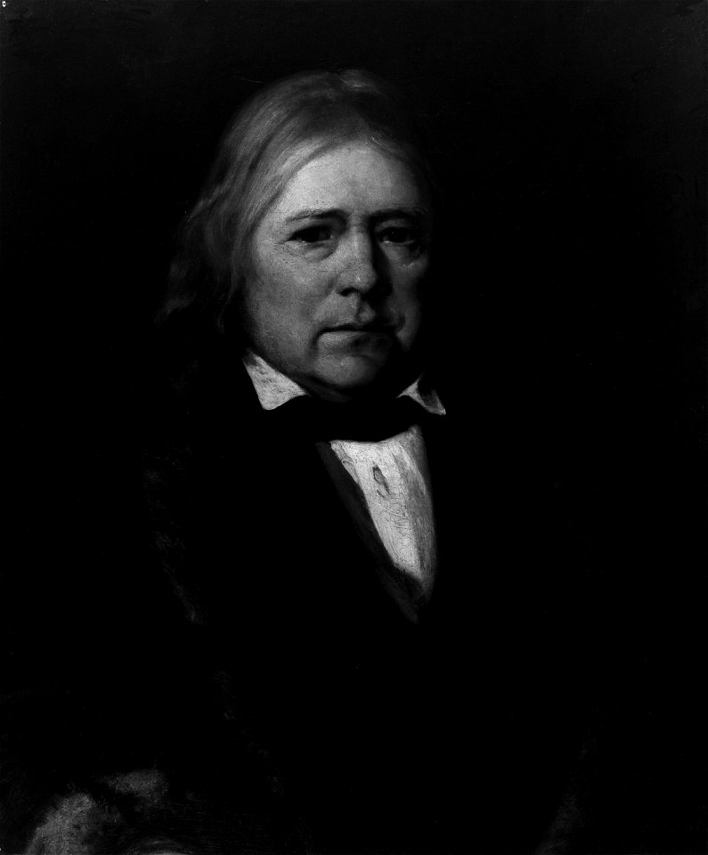William Johnson Fox by Eliza Florence Bridell (née Fox and afterwards Mrs Fox)