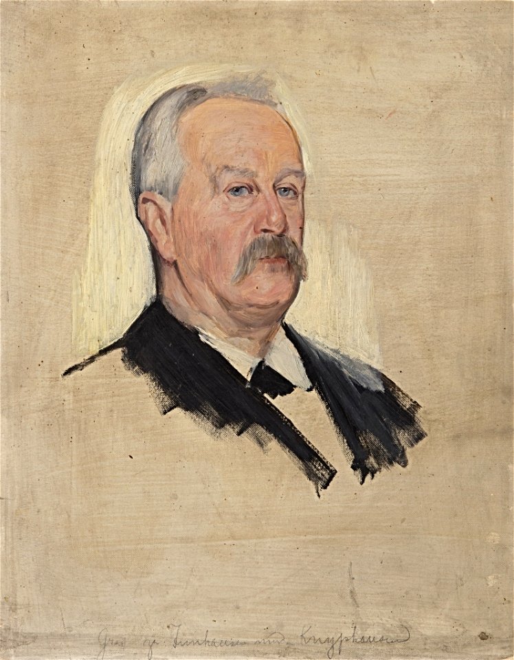 William Pape - Portraitstudie Graf zu Innhausen-Knyphausen, Mitglied des Reichstages - BG-M 12012-12 - Berlinische Galerie. Free illustration for personal and commercial use.