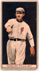 William Scanlon, Philadelphia Phillies, baseball card portrait LCCN2008677928