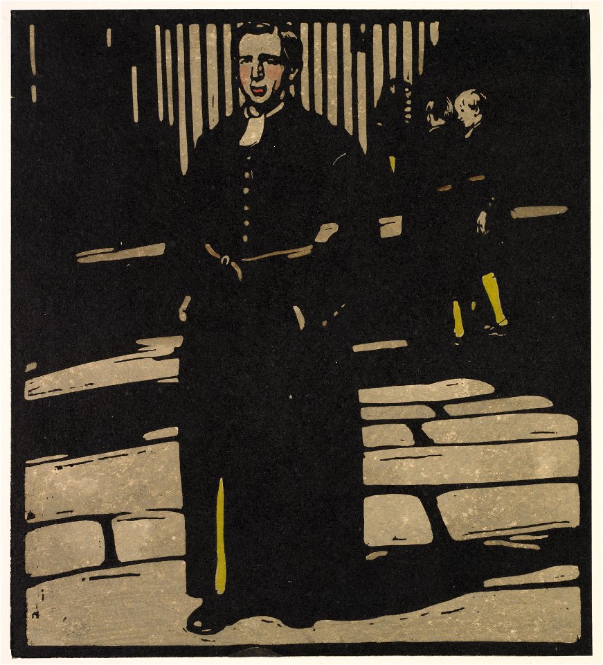 William Nicholson (British, 1872-1949) - London Types, Bluecoat Boy - 2013.87.8 - Cleveland Museum of Art