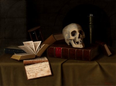 William Michael Harnett - Memento Mori, To This Favour - 1965.235 - Cleveland Museum of Art