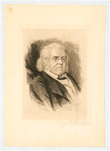 William Makepeace Thackeray, head-and-shoulders portrait, facing slightly right) - T. Johnson LCCN2011645803