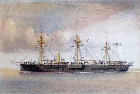 William Mackenzie Thomson - Audacious class battleship. Free illustration for personal and commercial use.