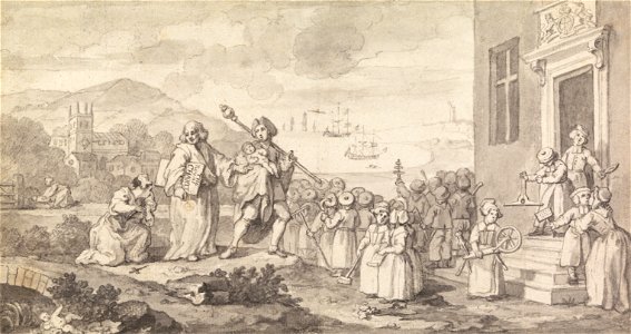 William Hogarth - Study for the Foundlings - Google Art Project