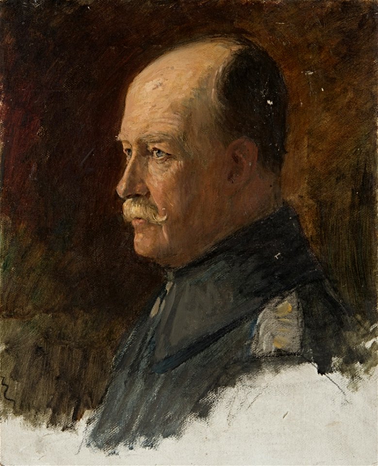 William Pape - Ohne Titel (männliche Portraitstudie) - BG-M 12029-12 - Berlinische Galerie