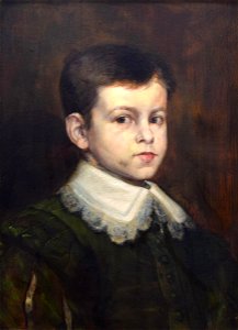 William Merritt Chase - Portrait of a Boy in Van Dyck Costume - 1939.342.1 - Reading Public Museum