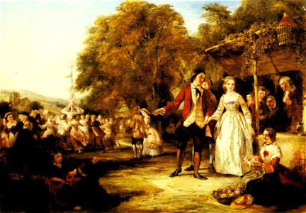 William Powell Frith A May Day Celebration