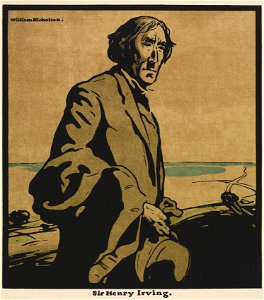 William Nicholson (British, 1872-1949) - Twelve Portraits, Sir Henry Irving - 2010.633 - Cleveland Museum of Art